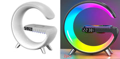 LED Lamp Bluetooth Speake Wireless Charger Atmosphere Lamp App Control For Bedroom Intelligent G Shaped LED Lamp